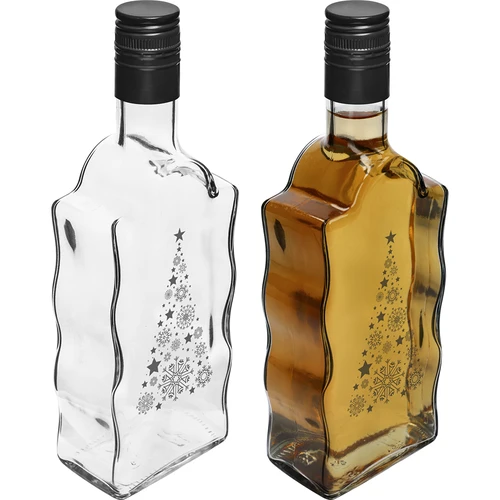 Klasztorna palack 500 ml csavaros kupakkal, „Karácsonyfa” nyomattal, 1 db - 3