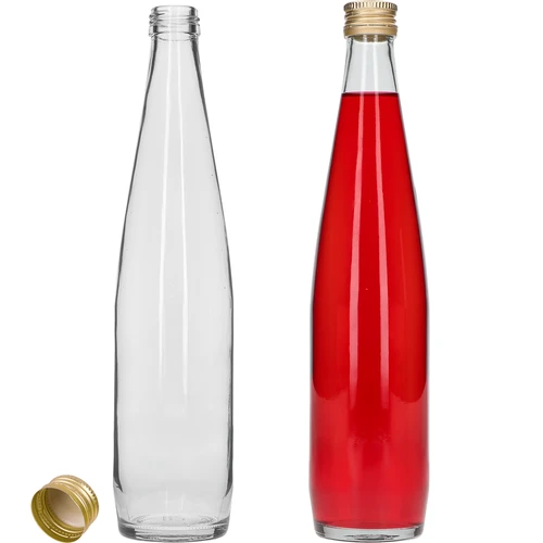 Klubowa palack 500 ml arany csavaros kupakkal, 6 darabos készlet - 4