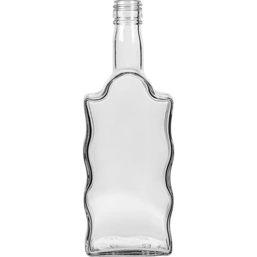 Kolostori palack 500 ml, csavaros kupakkal, színtelen - 6 db. - 3