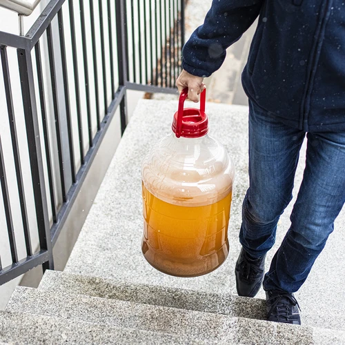 Könnyű, törhetetlen boros ballon, fogantyúval, 10 L - 17