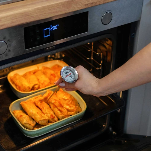 Konyhai hőmérő grafikával (0°C-tól +120°C-ig) 21,0 cm - 7