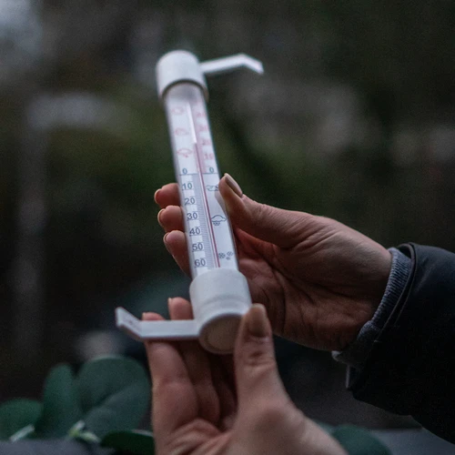 Kültéri hőmérő, fehér (-50°C-tól +50°C-ig) 18 cm - 5