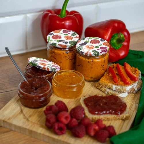 Kupak fi 82/6 zöldséges arcok - 10 db - 6