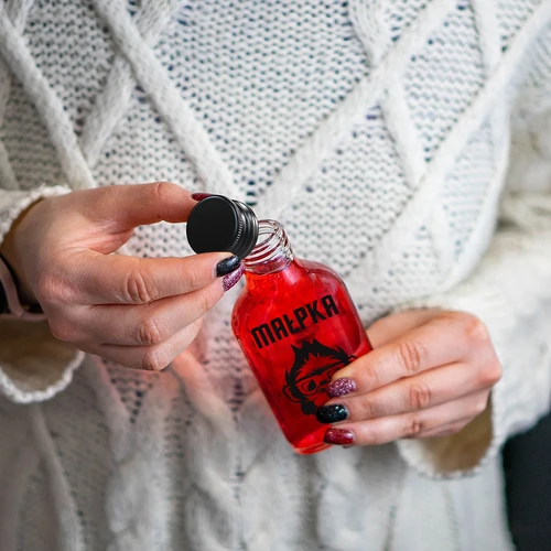 Laposüveg 200 ml, csavarzárral, „Majom” mintával, 1 db - 5