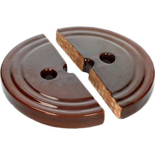 Leszorítókő hordókhoz, kőedényből készült, fi 22 cm - 3