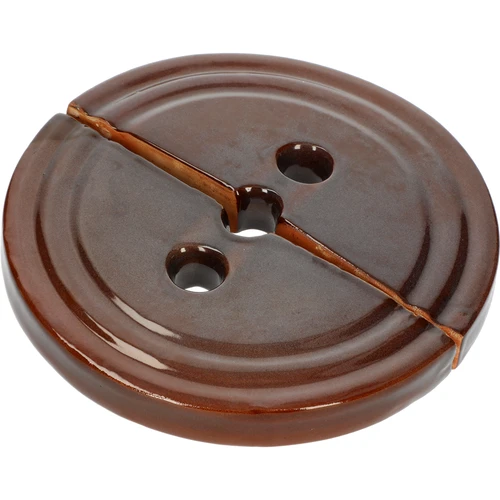 Leszorítókő hordókhoz, kőedényből készült, fi 22 cm - 2