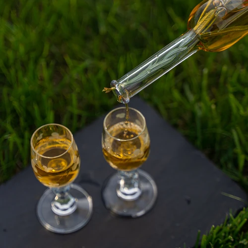 Likőrös üveg 200 ml, 6 db + 6 dugó 23/18 - 8