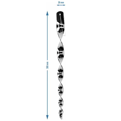 Madárriasztó – ezüst színű fényvisszaverő spirálok, 6 darab - 4