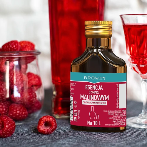 Málna ízű esszencia természetes aromával, 10 l-hez - 100 ml - 8