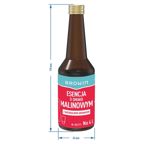 Málna ízű esszencia természetes aromával 4 L-hez - 40 ml - 7