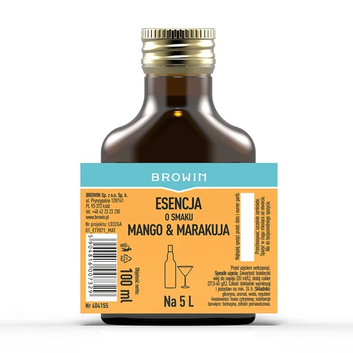 Mangó & maracuja ízű esszencia 5 l-hez, 100 ml - 4