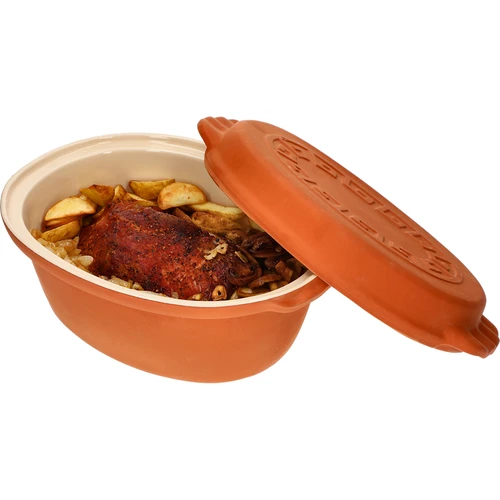 Mázas római tál 4,5 l (meander mintás) - 10