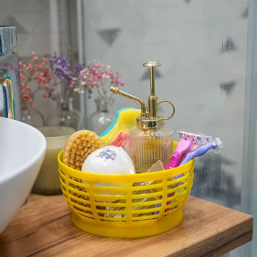 Műanyag kosár Dam 5L-hez, sárga - 9