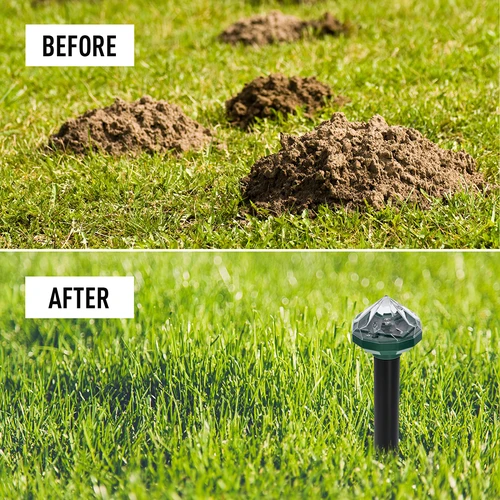 Napelemes vakondriasztó LED-lámpával - 12