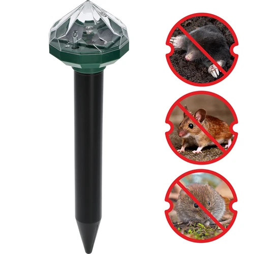 Napelemes vakondriasztó LED-lámpával - 6