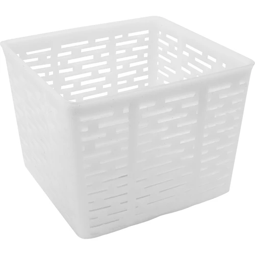 Négyzet alakú sajtkészítő forma 11 x 11 x 8,5 cm, 500 g-hoz