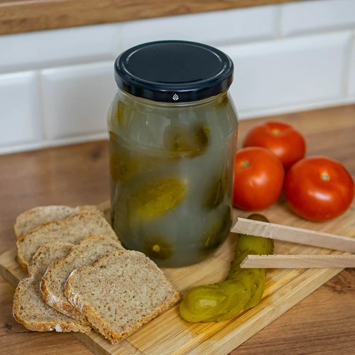 Ø 100-as fekete csavaros tető - 10 db - 8