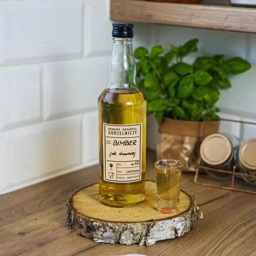 Öntapadó címkék 60×90 mm palackokra, vodkára, PRL, 20 db - 5