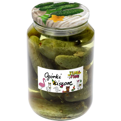 Öntapadó címkék, gyermekmintás, 85/45 mm - 20 db - 7