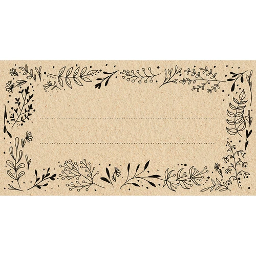 Öntapadó ECO címkék 85/45 mm - 20 db