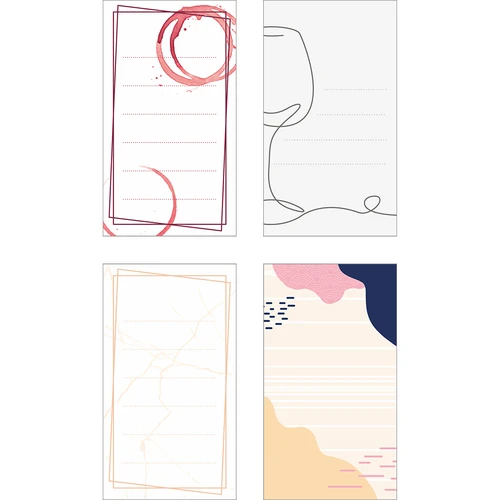 Öntapadós címkék borospalackokra MIX 65/115 mm - 20 db