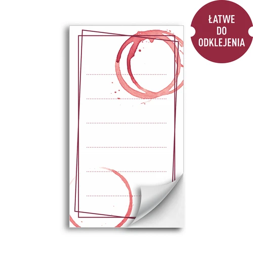 Öntapadós címkék borospalackokra MIX 65/115 mm - 20 db - 6