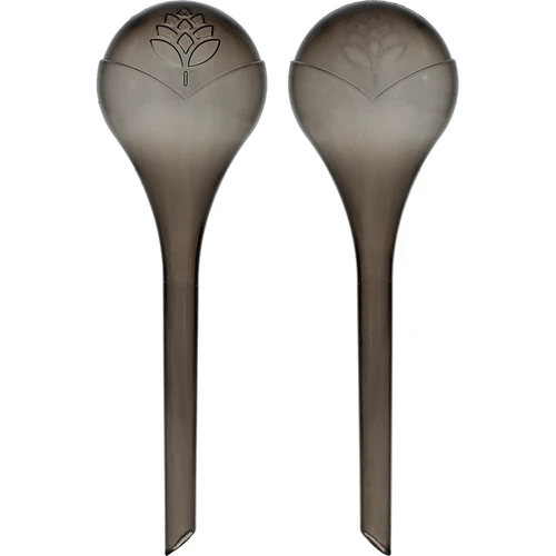 Öntözőgömbök növényekhez, áttetsző fekete, 400 ml, 2 db