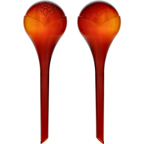 Öntözőgömbök növényekhez, borostyánszínű, átlátszó, 400 ml, 2 db