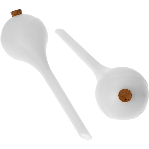 Öntözőgömbök növényekhez, fehér, félig áttetsző, dugóval, 400 ml, 4 db - 2