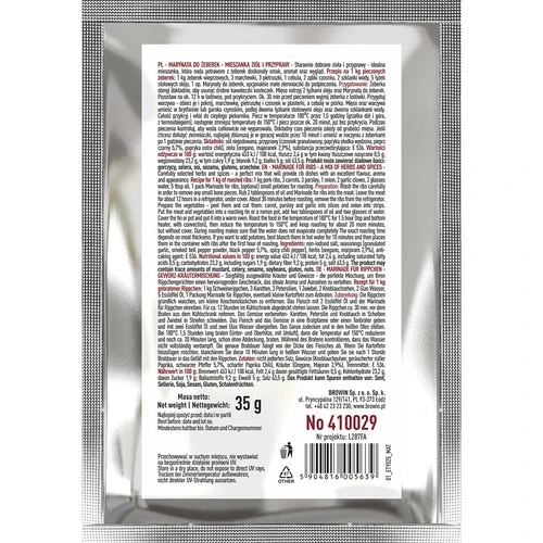 Pác oldalashoz – zöldfűszer- és fűszerkeverék, 35 g - 2