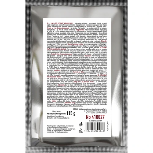 Pácolósó Pekla krakkói kolbászhoz - 115 g - 2