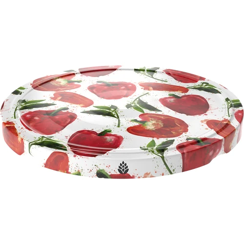 Paprikarajzos Twist-off tető, fi 66/4 – 10 db - 2