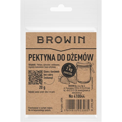 Pektin dzsemhez - amidált citruspektin, zselésítéshez, 20 g