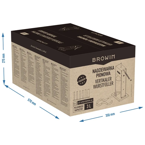 Prémium álló kolbásztöltő 3 L - 13