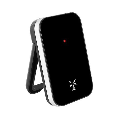 RCC, DCF időjárás-állomás – elektronikus, vezeték nélküli, háttérvilágítású érzékelővel, fekete - 3