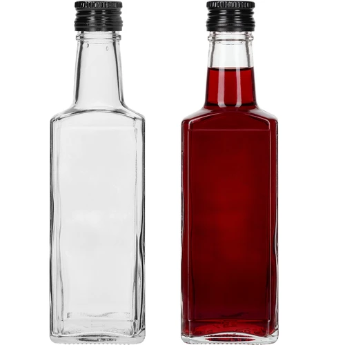 Receptura üveg, 250 ml, fekete kupakkal, 1 db - 3