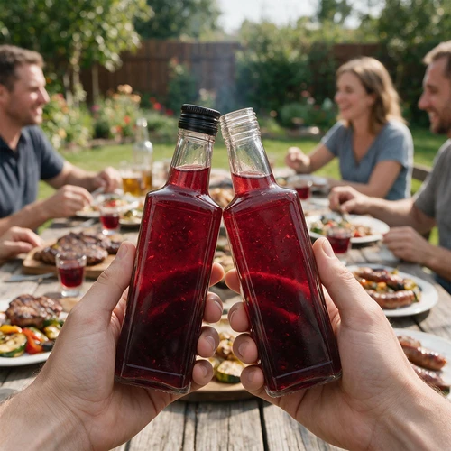 Receptura üveg, 250 ml, fekete kupakkal, 1 db - 8