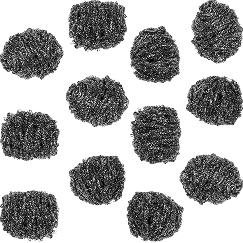 Rozsdamentes acél drótszivacsok - 12 db - 2