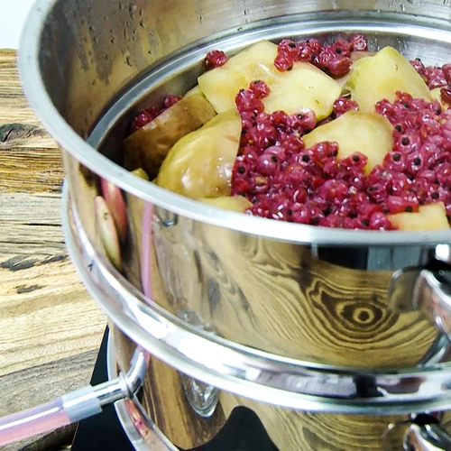 Rozsdamentes acél gőzléfőző, 8 l - 15