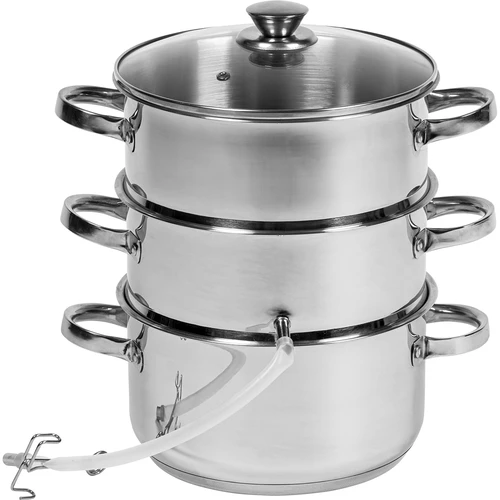 Rozsdamentes acél gőzölős lékinyerő párolóval, 5 l - 2