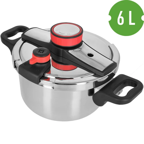 Rozsdamentes acél kukta, 6 L - 3