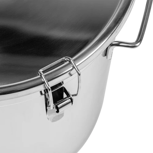 Rozsdamentes acél tartály, 30 l, fedéllel - 4
