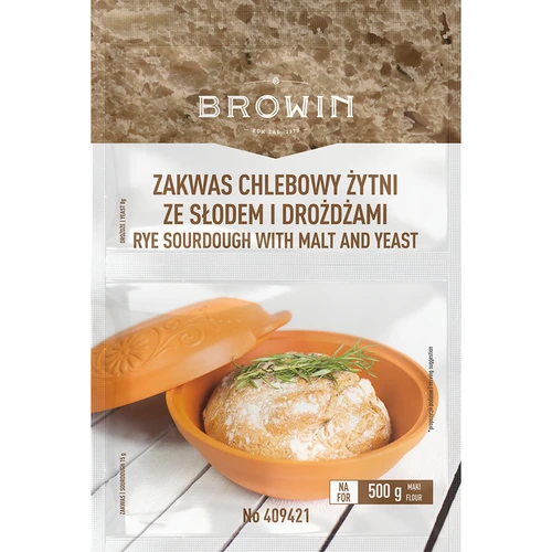 Rozskenyér-kovász élesztővel és malátával – 23 g