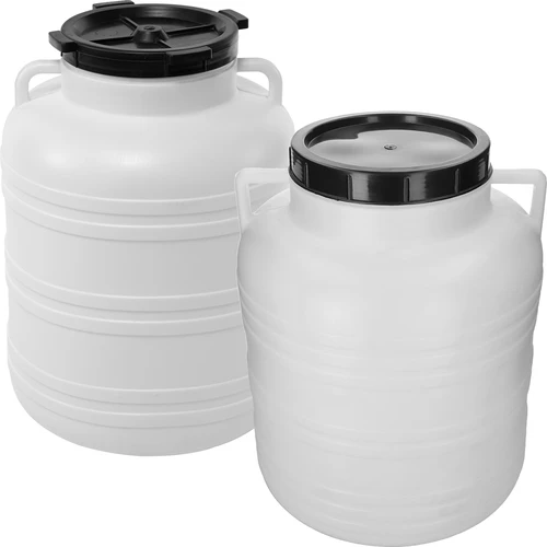 Savanyító hordó 60 l - fehér, fogantyúkkal - 2
