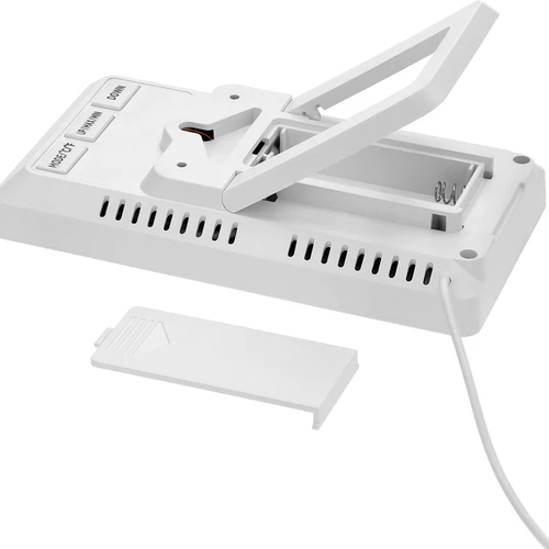 Soens márkájú elektronikus hőmérő – szondával, fehér - 5