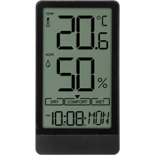 Soens márkájú elektronikus szobahőmérő, fekete - 2