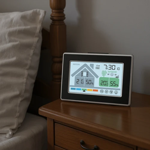 Soens márkájú időjárás-állomás – elektronikus, vezeték nélküli kültéri érzékelővel - 7