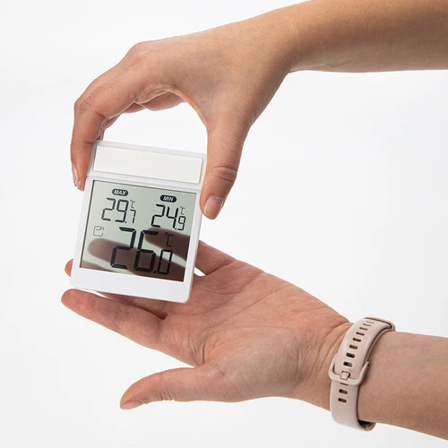 Soens márkájú, kültéri, üvegre ragasztható digitális hőmérő - 5