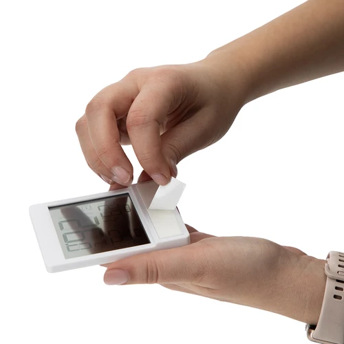 Soens márkájú, kültéri, üvegre ragasztható digitális hőmérő - 6