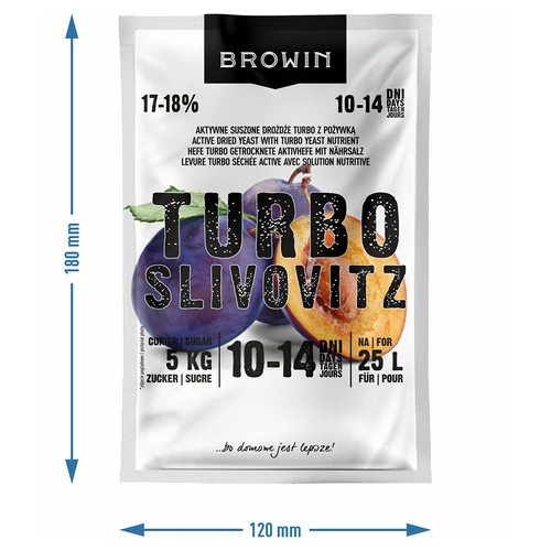 Szeszfőző élesztő Turbo Slivovitz - 4